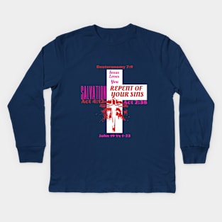 Bible Quotes Kids Long Sleeve T-Shirt